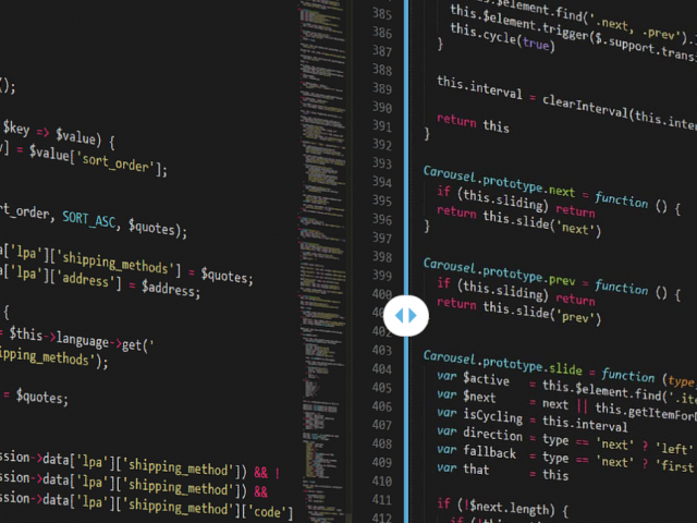 Interface for the squoosh web app